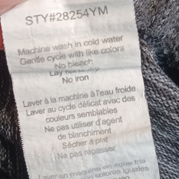 $4 Add-on Grayish Black Heathered Leggings - Size Small (Girl) - Picture 6 of 6